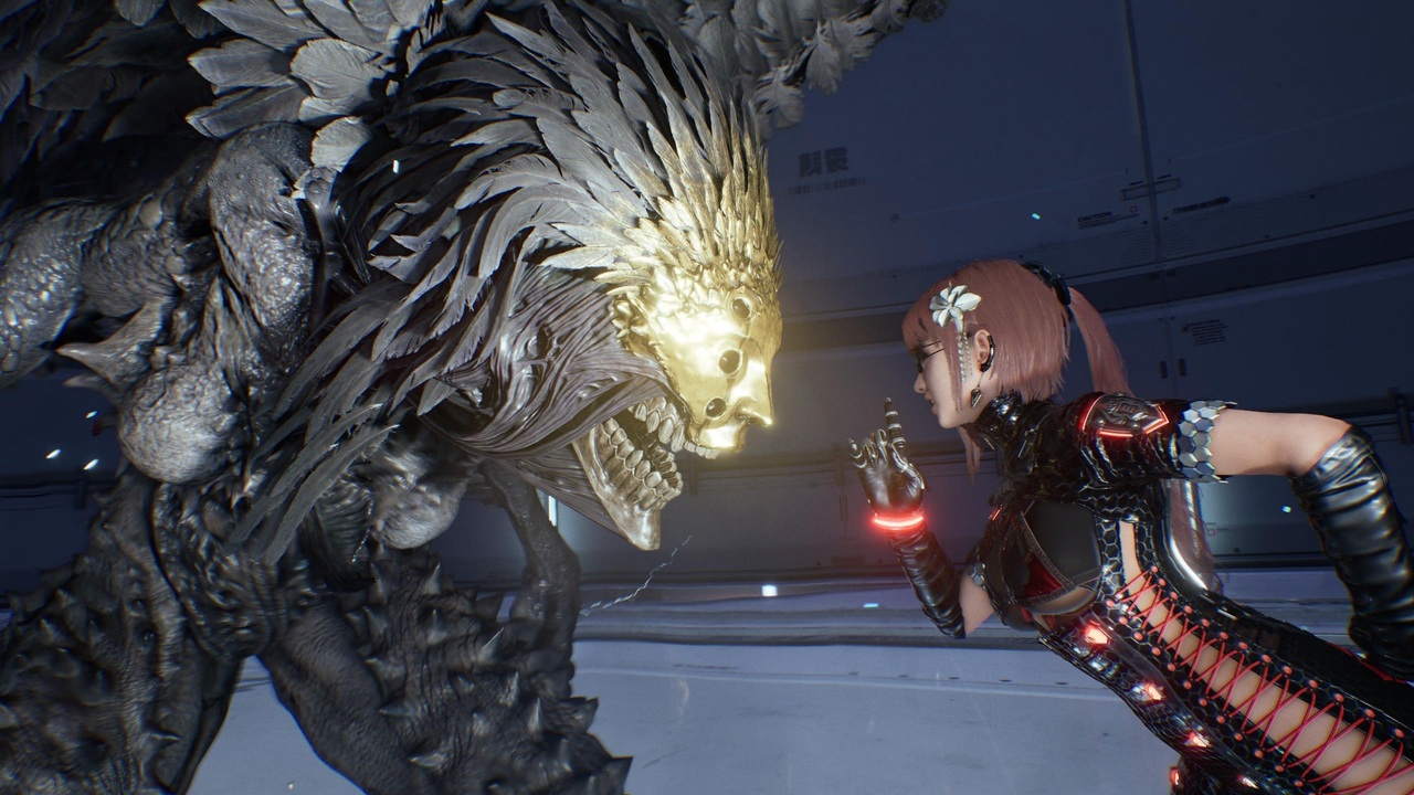 Eve affronta un Naytiba nel combattimento action di Stellar Blade