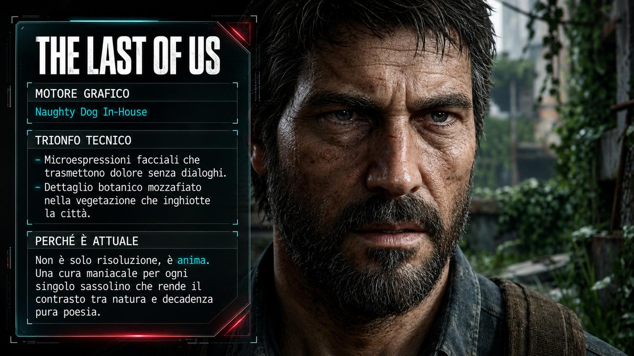 The Last of Us e il dettaglio grafico del mondo post-apocalittico di Naughty Dog