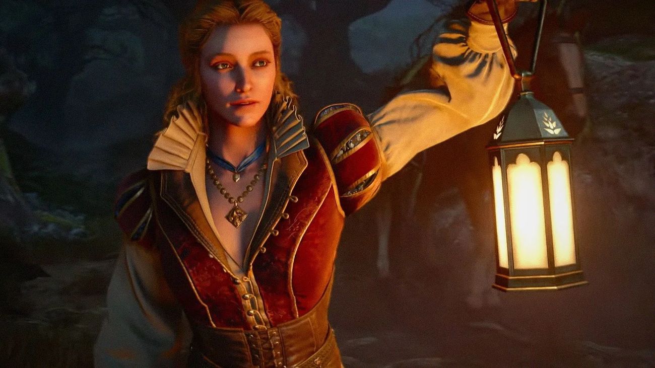 Lilla con una lanterna in The Witcher 3 Songs of the Past nelle notizie Top Games