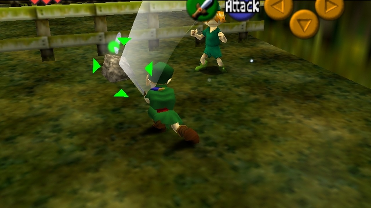 Link utilizza lo Z-Targeting in The Legend of Zelda Ocarina of Time, uno dei giochi che ha fatto la storia