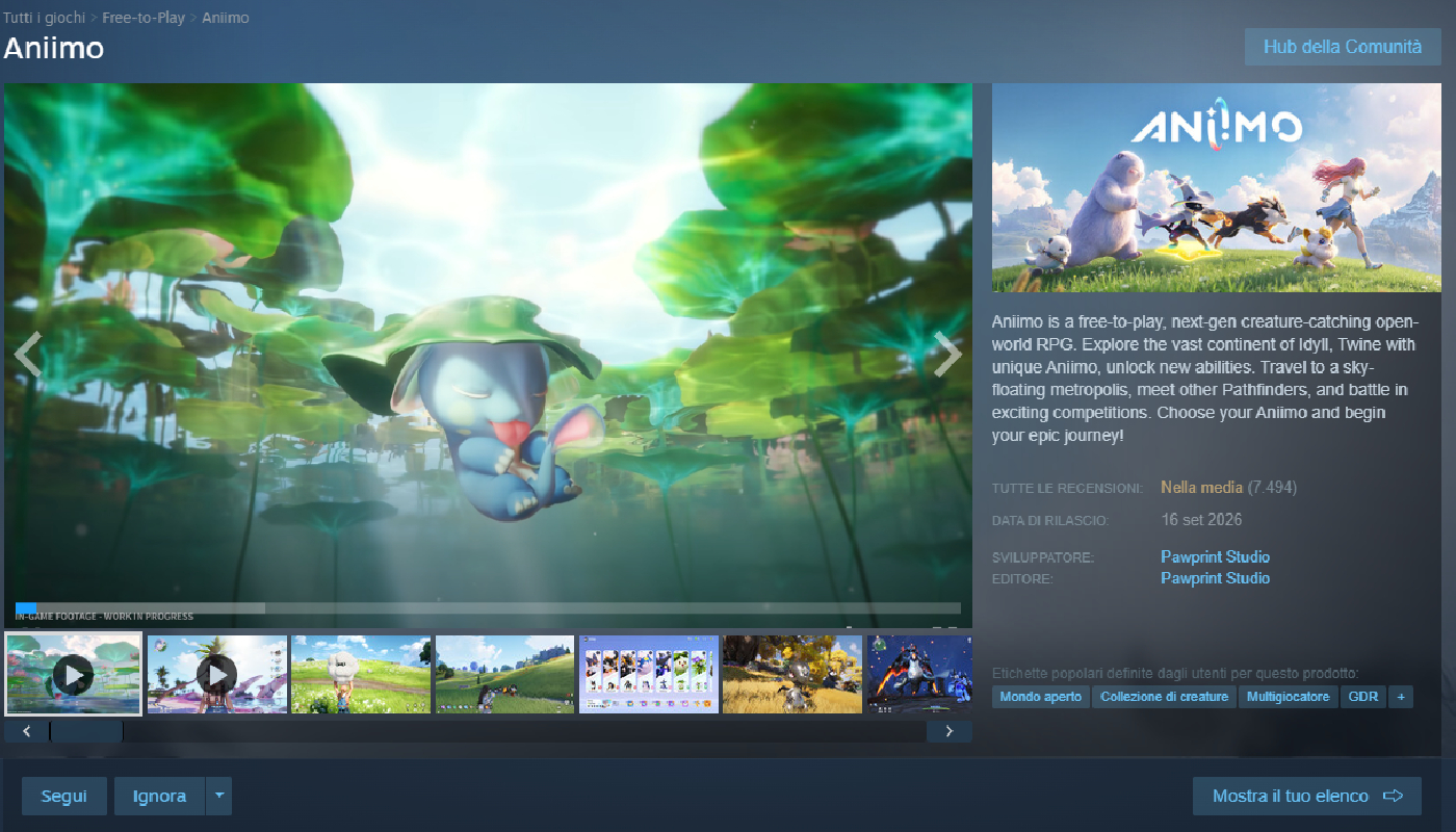 Aniimo in italiano guida completa ed esaustiva steam