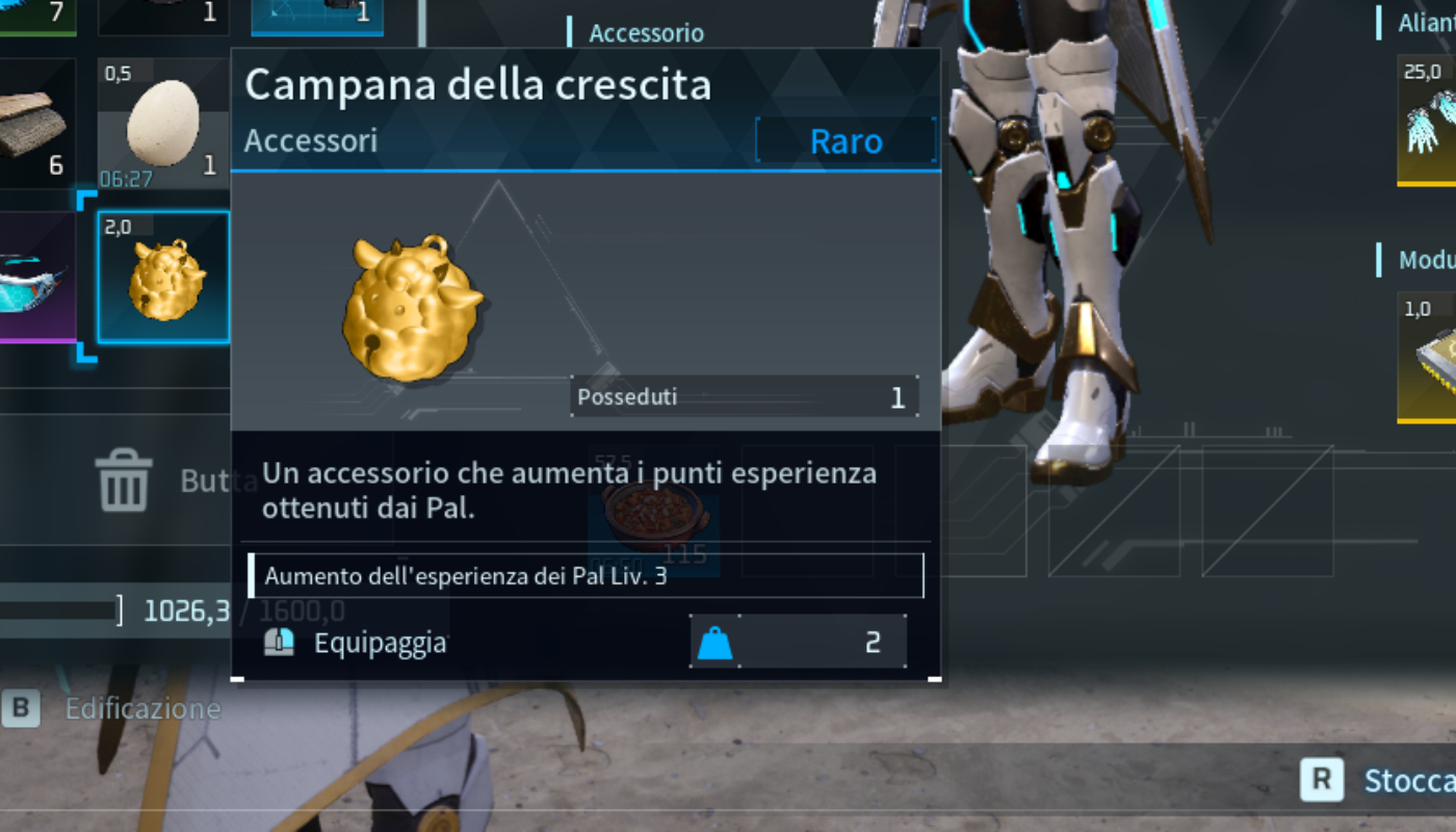 Palworld 10 i 10 oggetti necessari per dominare il gioco campana della crescita