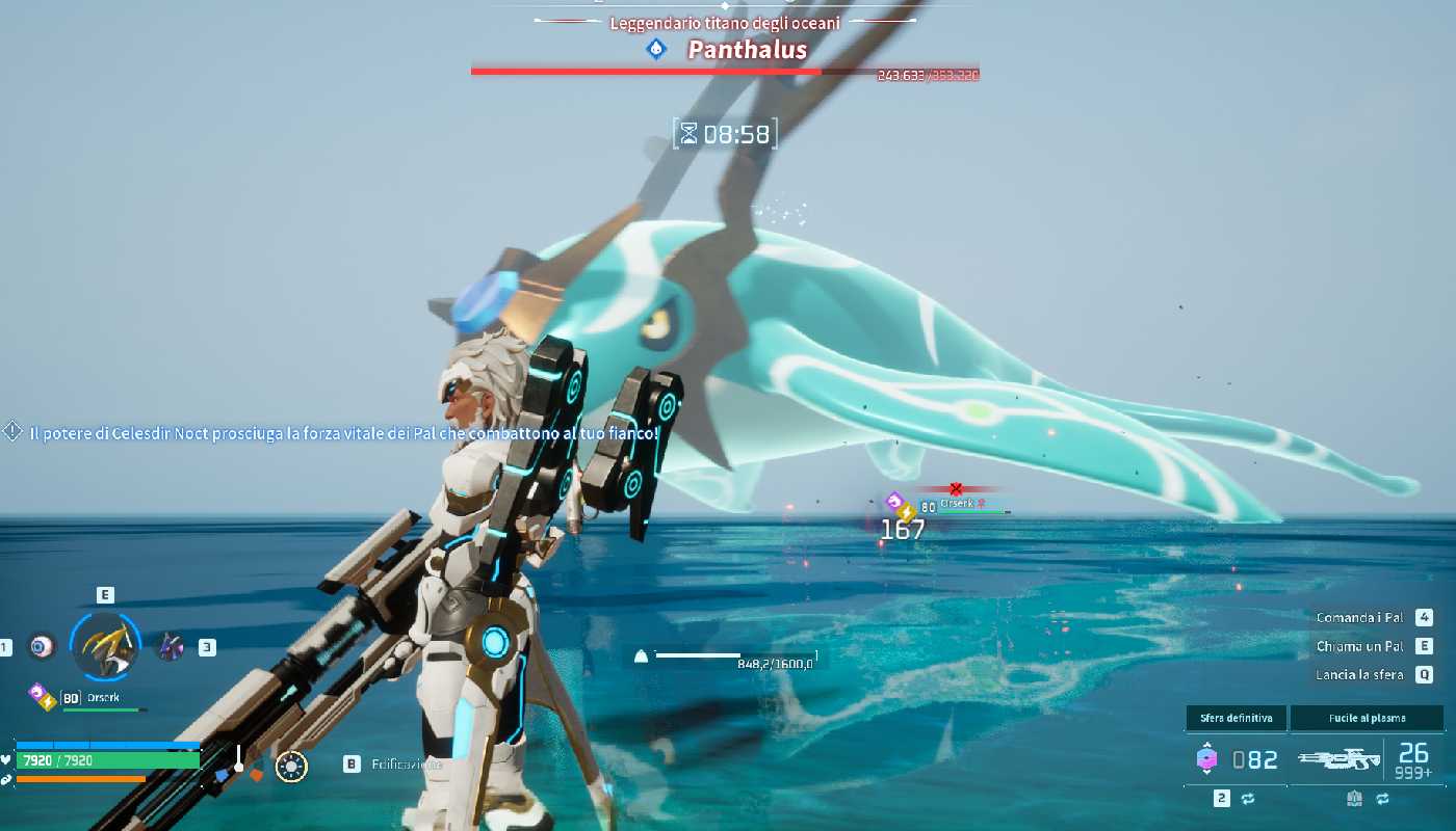 Come Abbattere Panthalus in Palworld La Guida Definitiva per Dominare il Re degli Oceani combattimento