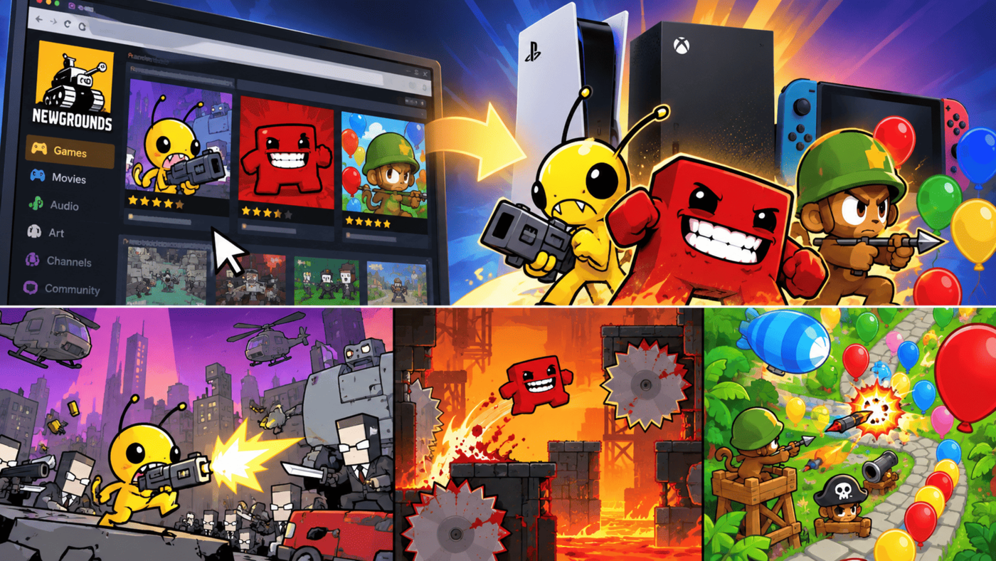 From Newgrounds to Console Legends 1 1
