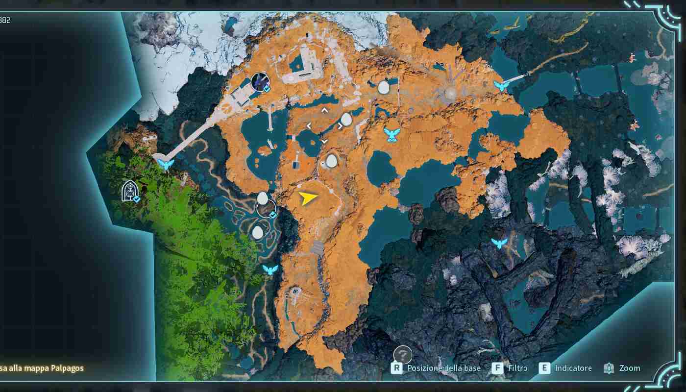 Guida Definitiva alle Uova Inquietanti in Palworld Diventa un Master Farmer nellAlbero del Mondo mappa