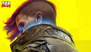 V di spalle con il volto girato per la notizia sull’aggiornamento Cyberpunk 2077