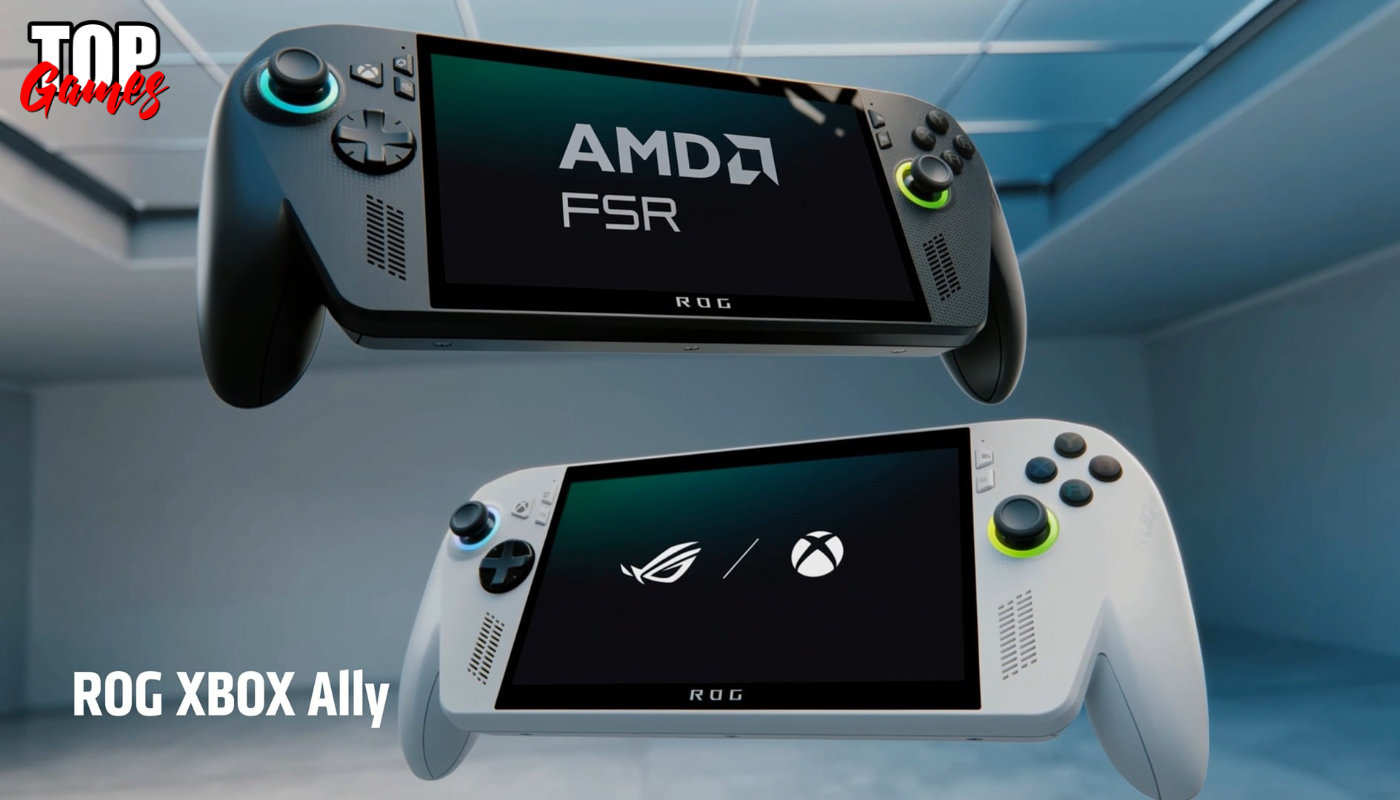 ROG Xbox Ally nella presentazione del supporto AMD FSR 4.1