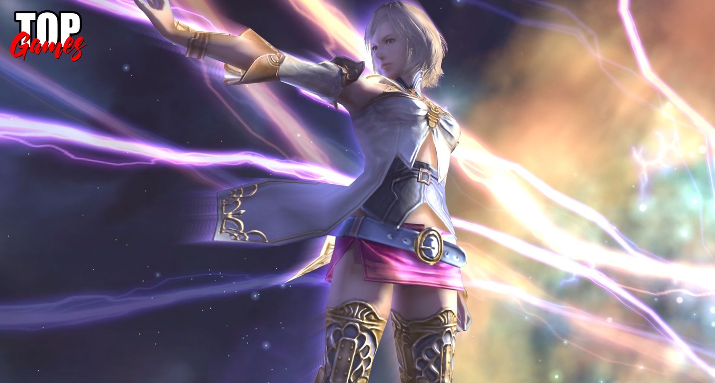 Ashe impugna la spada in Final Fantasy XII The Zodiac Age