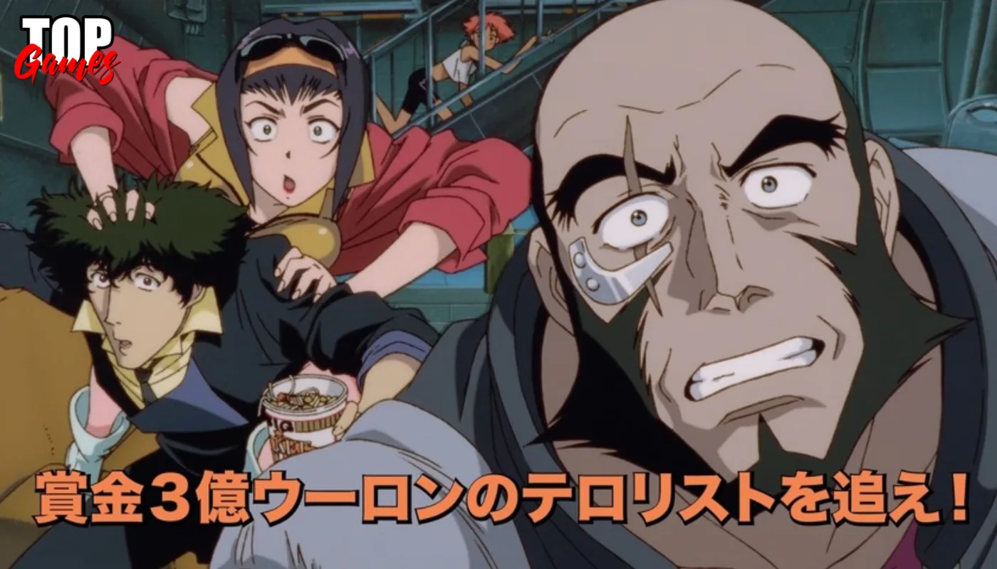 Spike Faye Ed e Jet insieme in Cowboy Bebop The Movie