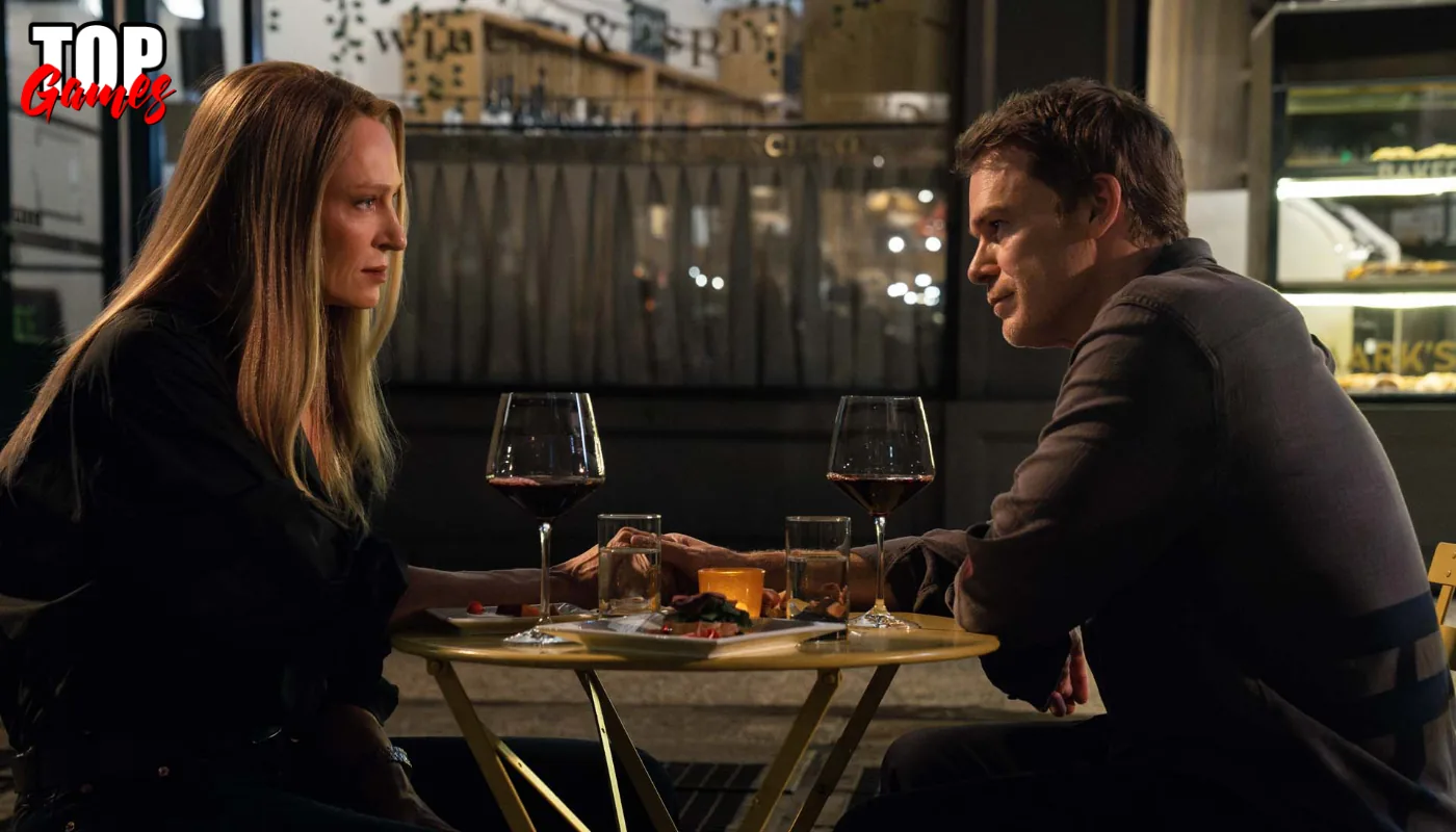 Uma Thurman e Michael C Hall come Charley e Dexter nella seconda stagione