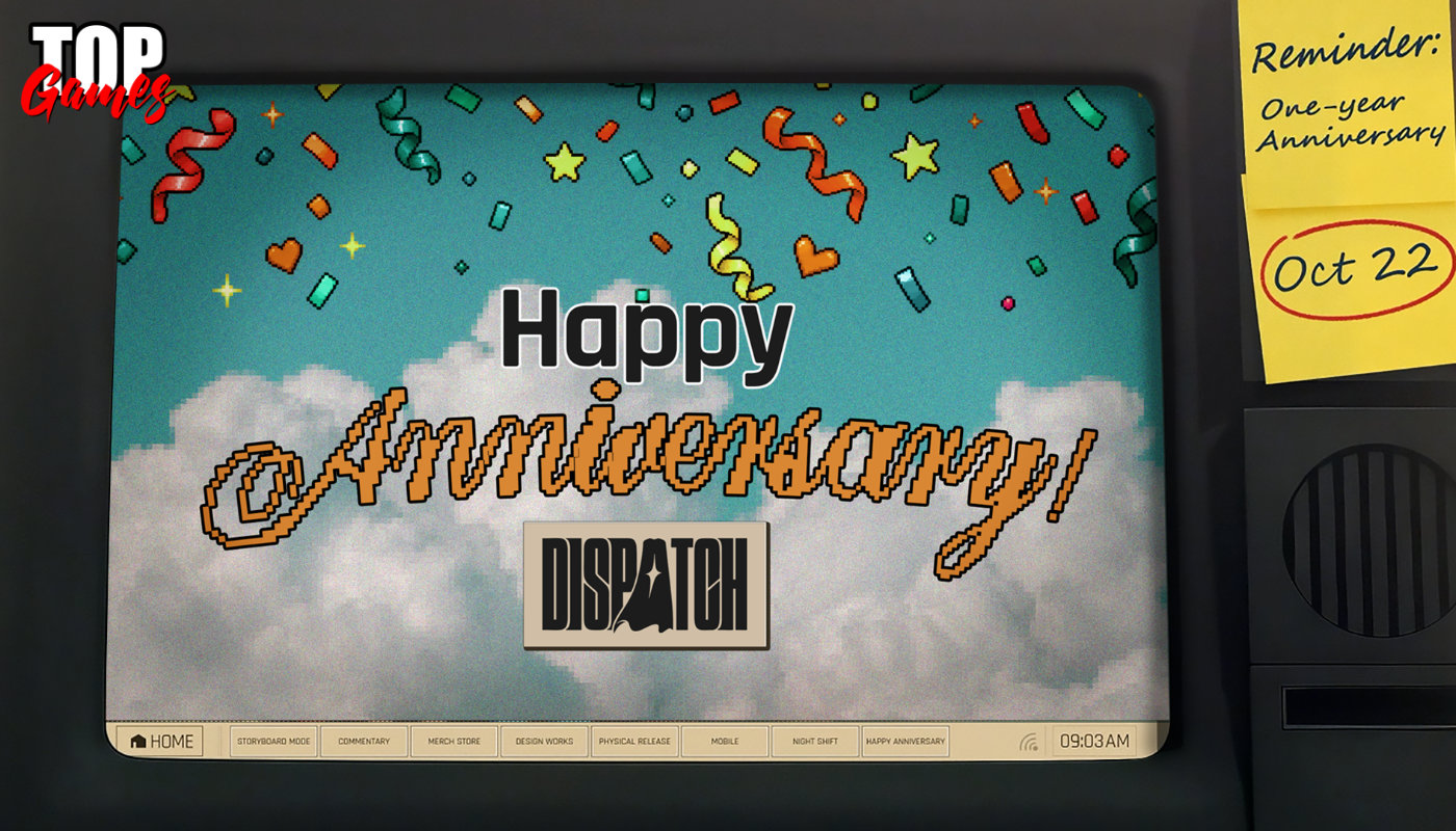 Visual ufficiale del primo anniversario di Dispatch con la novità mobile