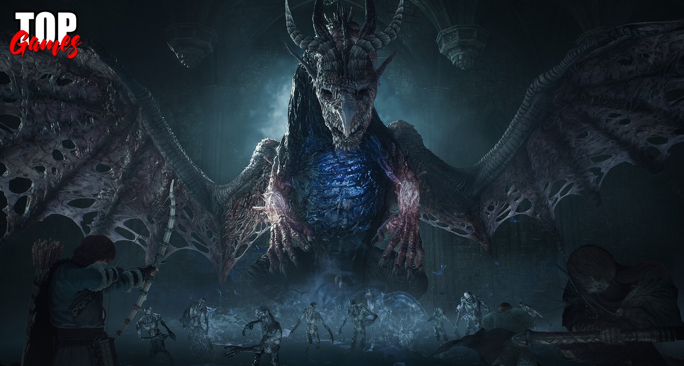 Il Drago caduto in una scena di Dark Arisen