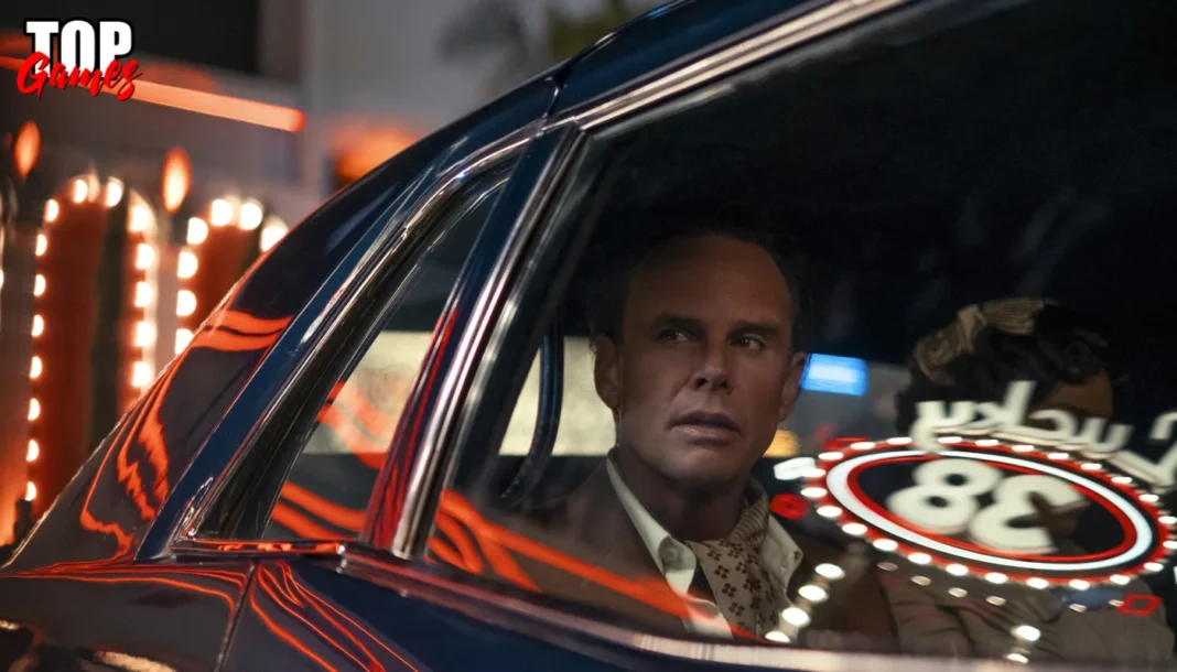 Walton Goggins come Cooper Howard nella serie Fallout Walton Goggins come Cooper Howard nella serie prima di Fallout 3