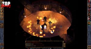 I Baldurs Gate classici propongono combattimenti in tempo reale con pausa