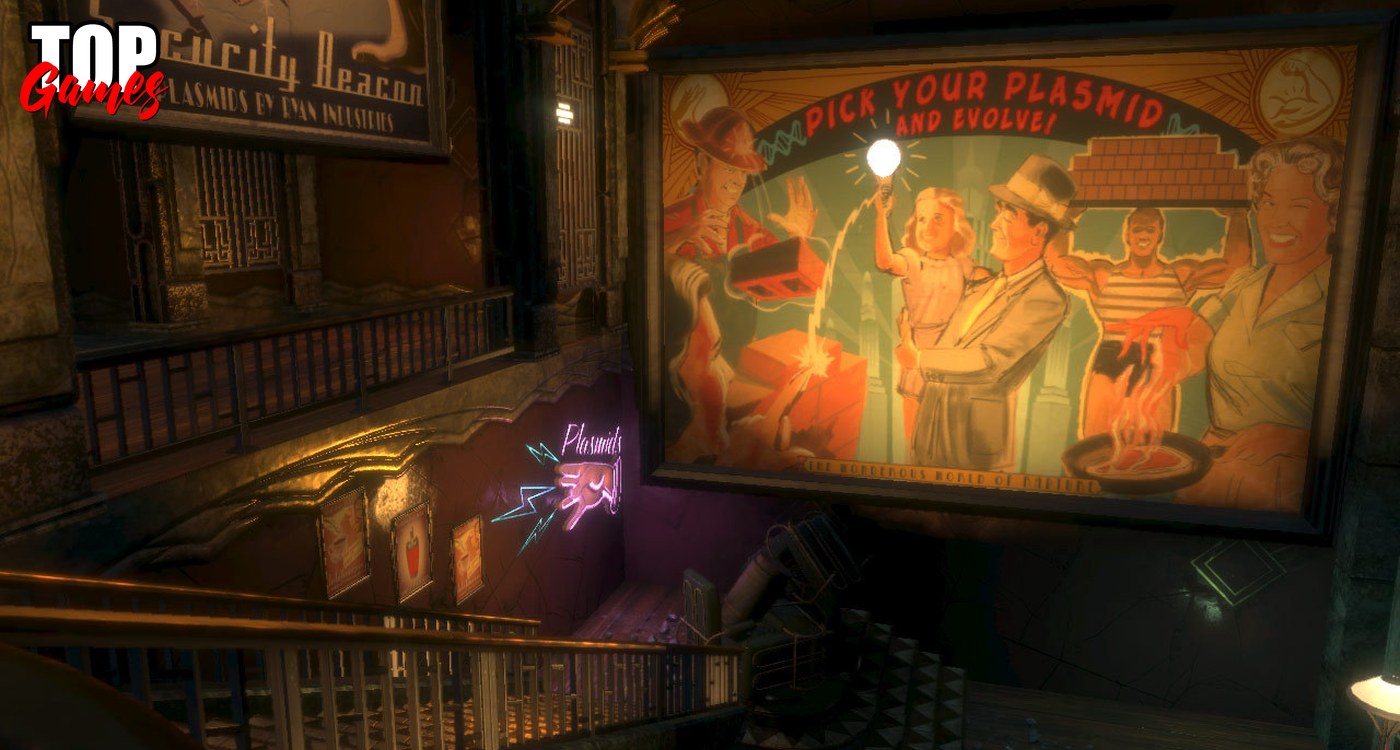 Una scena di BioShock