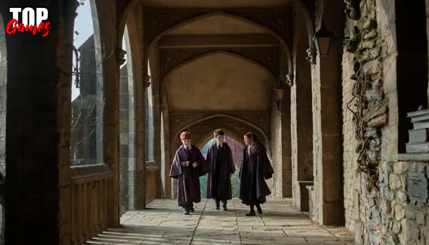 Harry Ron e Hermione nella nuova serie Harry Potter di HBO