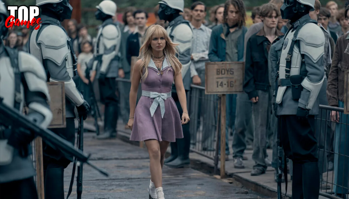 Giovane tributo fra i Pacificatori in Hunger Games L alba sulla mietitura