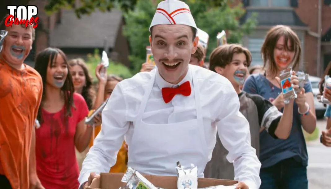 Ice Cream Man arriva al cinema con il gelataio di Eli Roth Il gelataio di Ice Cream Man circondato dai ragazzi di Bayleen Bay