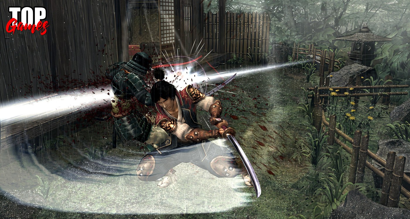 Jubei colpisce un avversario in Onimusha 2 Samurais Destiny