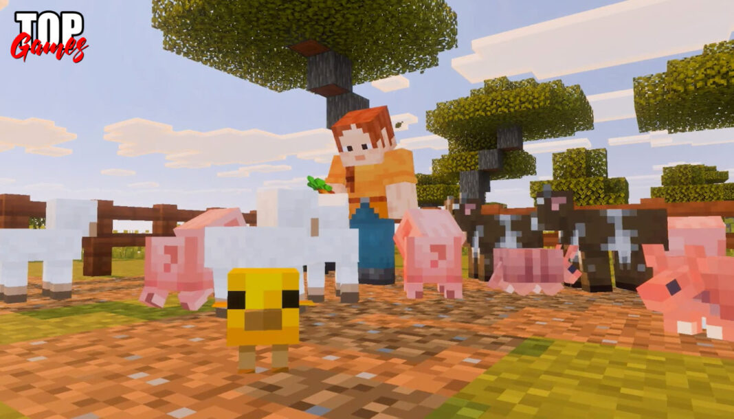Minecraft arriva su Switch 2 ecco chi può avere upgrade gratis Alex tra polli maiali e mucche in Minecraft su Switch 2 con Vibrant Visuals