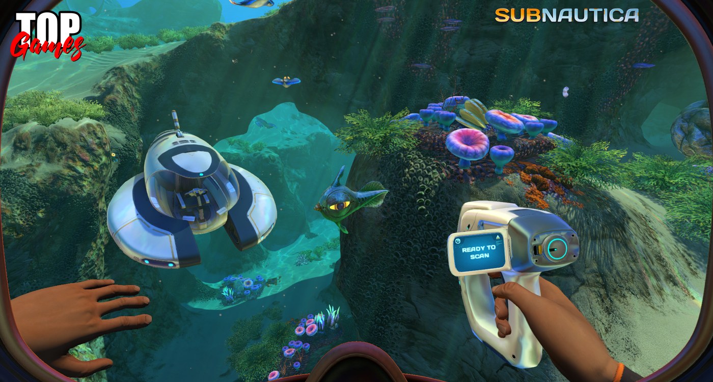 10 mondi aperti single player in cui dimenticare il tempo Una scena di Subnautica