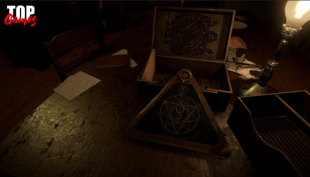 Playable Archive è gratis ma devi finirlo senza salvare Scatola aperta e oggetto con simboli occulti in Playable Archive