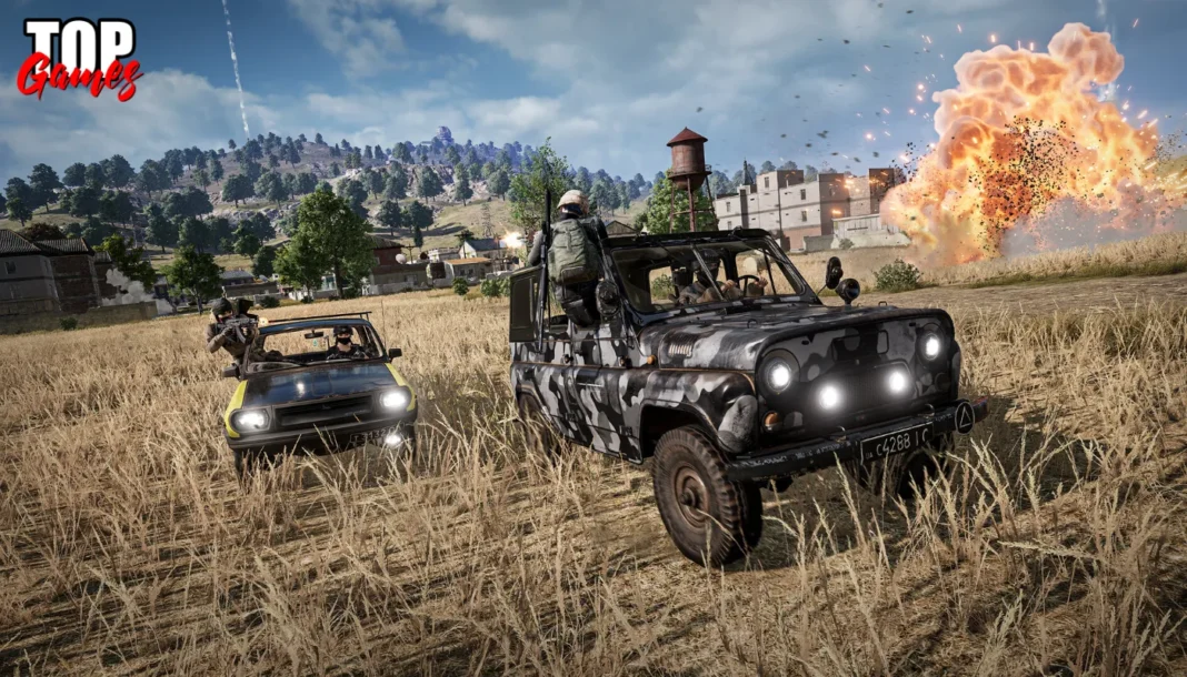 PUBG diventa una serie Netflix con Donald Glover protagonista Veicoli e una esplosione in PUBG Battlegrounds il videogioco alla base della serie Netflix