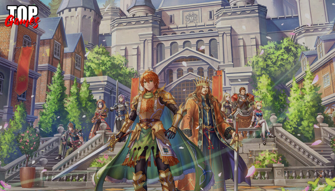 Romancing SaGa 2 supera il milione e rompe un digiuno di 29 anni Romancing SaGa 2 con Gerard Leon e i compagni davanti al castello
