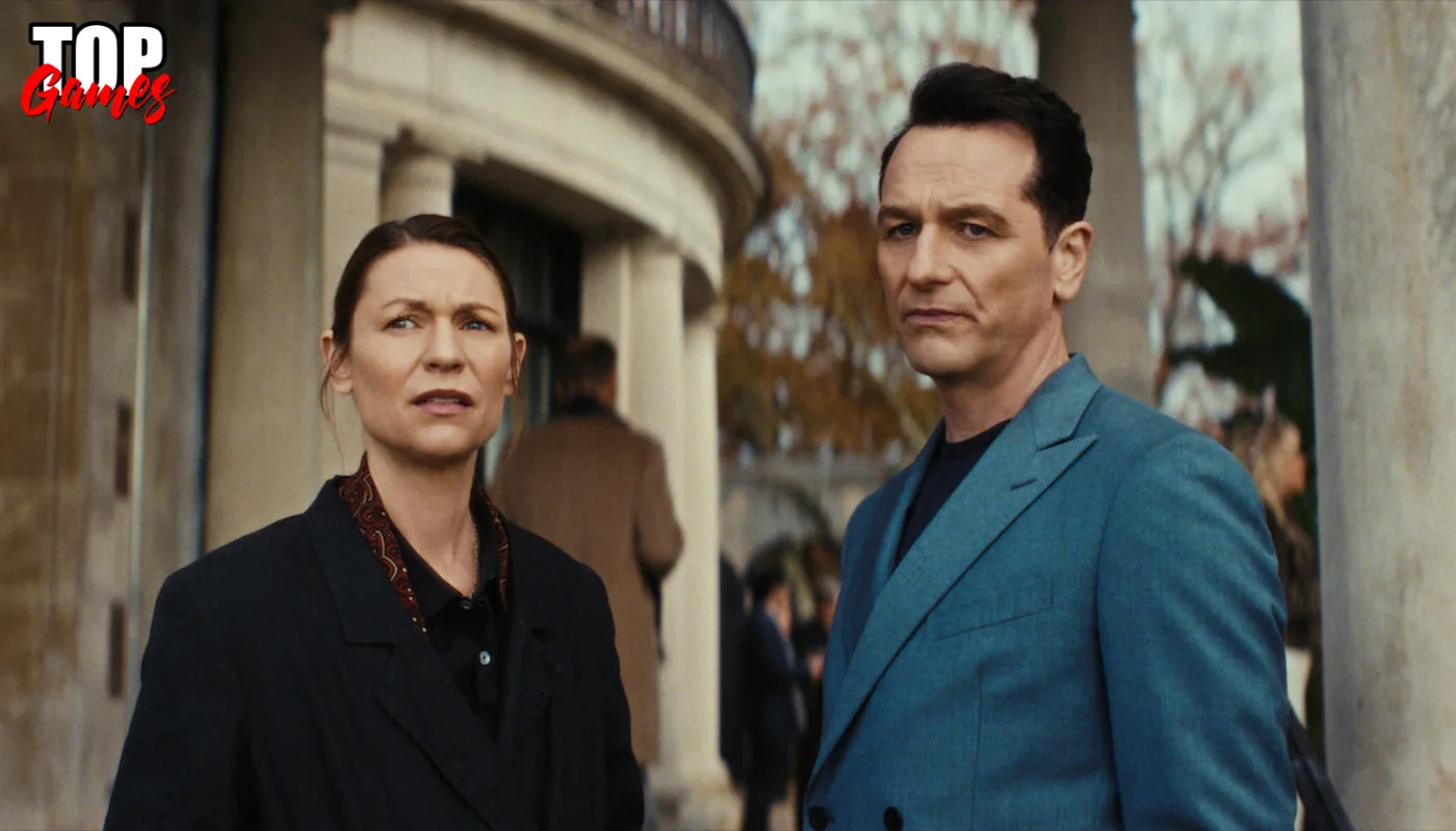 Claire Danes e Matthew Rhys come Aggie e Nile nella prima stagione di The Beast in Me