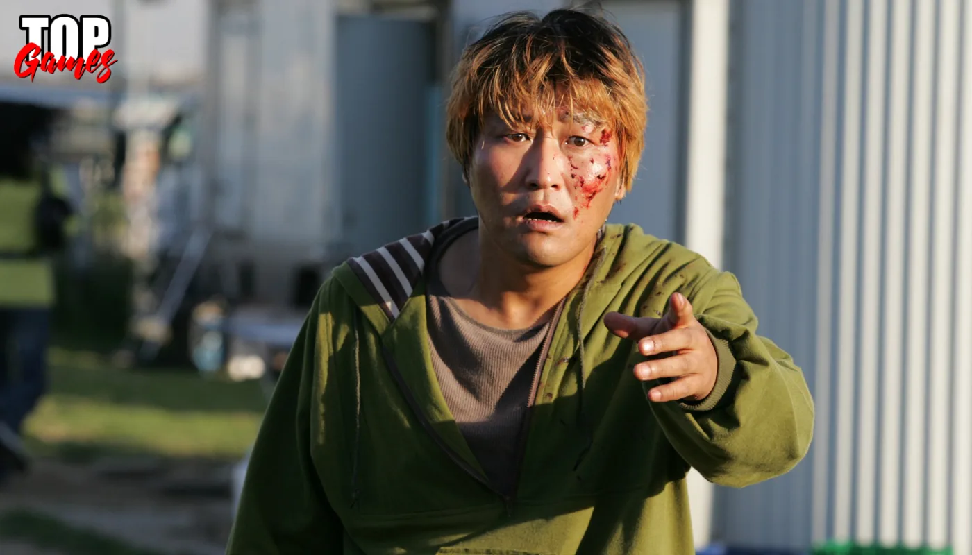 Song Kang ho nei panni di Gang du in The Host