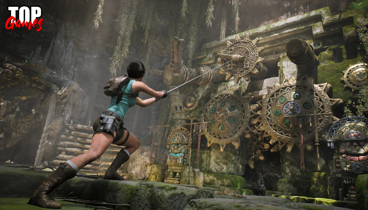 Lara Croft e gli ingranaggi nella Valle Perduta di Tomb Raider Legacy of Atlantis