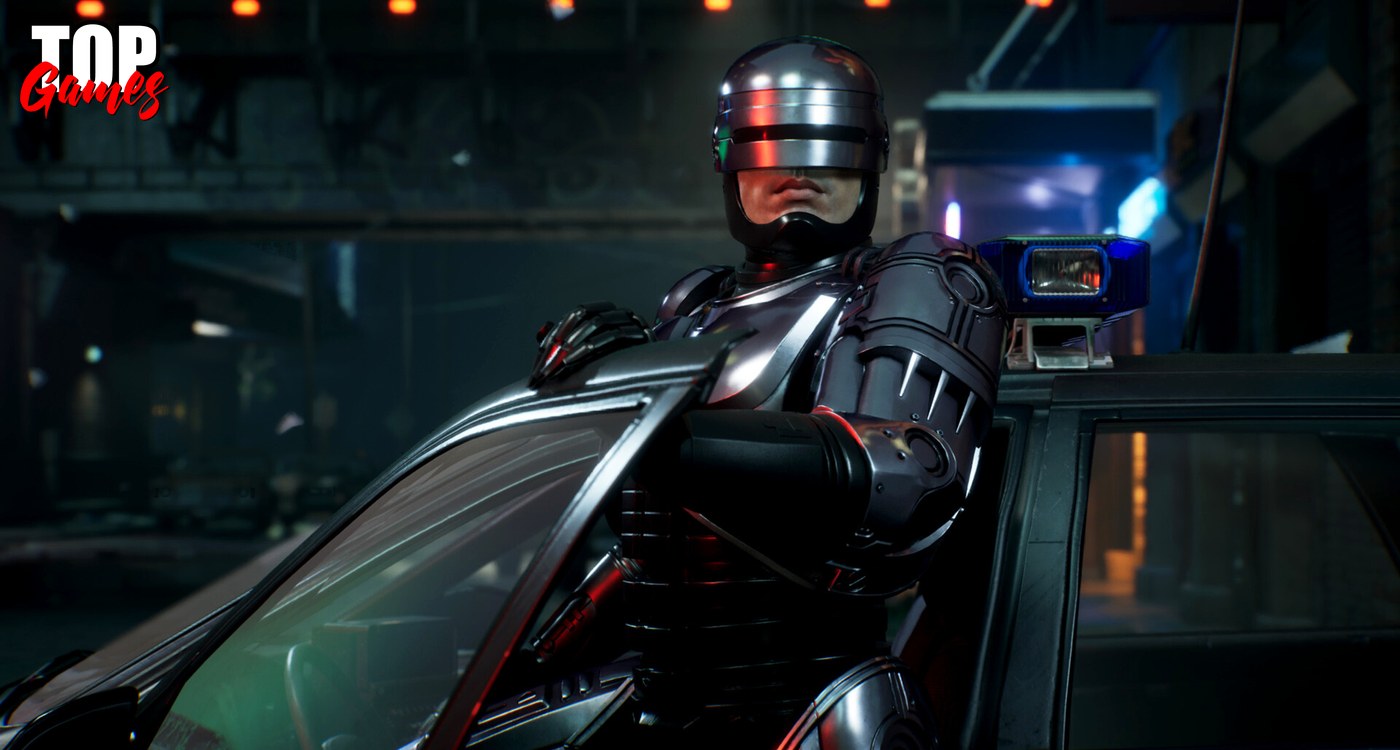 Una scena di RoboCop Rogue City
