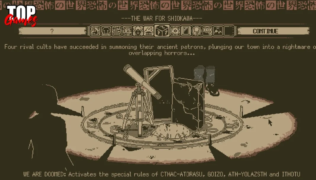 World of Horror si espande gratis con nuovi dei e storie nel bosco Il rituale di The War for Shiokawa in World of Horror